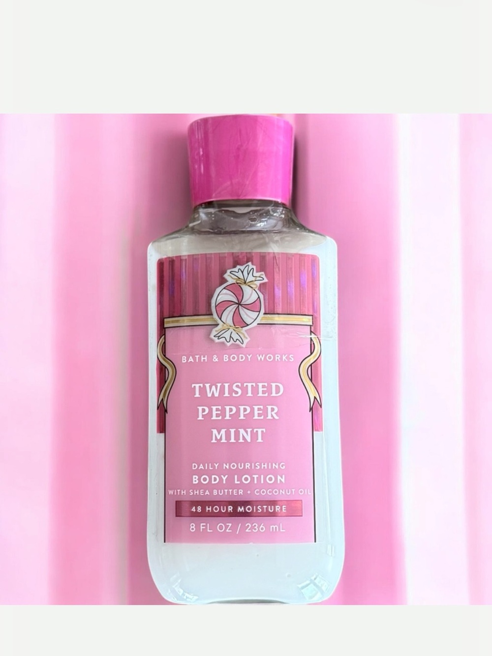 Bath & Body Works Twisted Peppermint Body Lotion Full Size